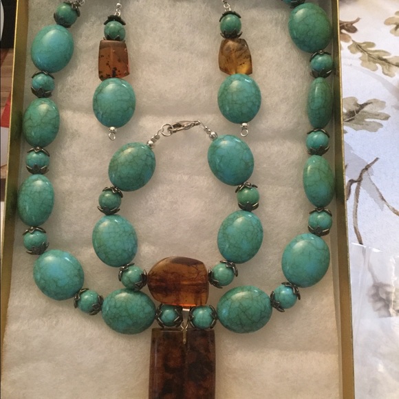 Gorgeous Mexican Amber Set - Picture 4 of 8